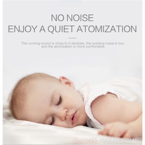 KIUZOU Home Ultrasonic Nebulizer Compact and Portable Inhalers Nebulizer Mist Discharge Asthma Inhaler Mini Atomizer (EU Plug)